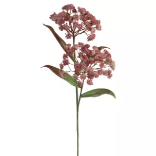 Kwiat sztuczny ciemnoróżowy z plastycznej pianki foamiran 73 cm Eurofirany