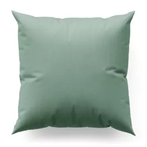 Poszewka szyta AMAYA miętowa z jednokolorowej gładkiej tkaniny