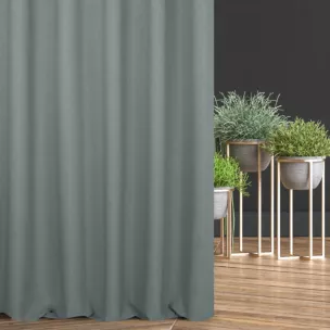 Tkanina zasłonowa 100% zaciemnienia z widocznym splotem Eurofirany