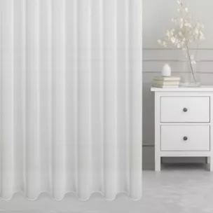 Tkanina firanowa lekki woal o niestandardowej wysokości zakończona obciążnikiem Eurofirany