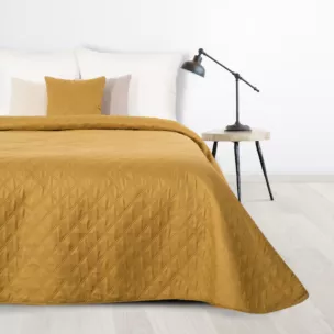 BONI 3 narzuta pikowana metodą hot press w kratę Design 91