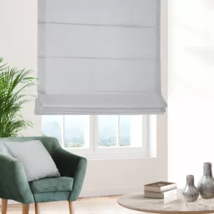 Roleta rzymska naturalna z tkaniny o naturalnym splocie w stylu eko