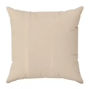 Poszewka szyta LUXOR beżowa z eleganckiej lśniącej tkaniny o drobnym splocie