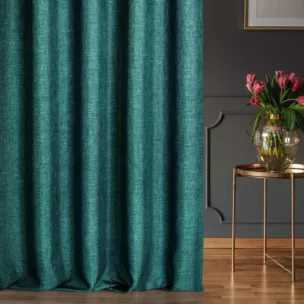 Tkanina zasłonowa zaciemniająca z delikatnym efektem melanżu Eurofirany