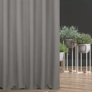 Tkanina zasłonowa 100% zaciemnienia z widocznym splotem Eurofirany