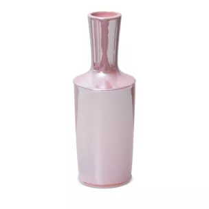 Wazon ceramiczny SIMONA 1 różowy z perłowym połyskiem Eurofirany