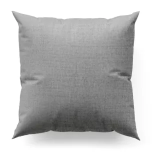 Poszewka na wymiar srebrna z tkaniny szenilowej o wyraźnym splocie