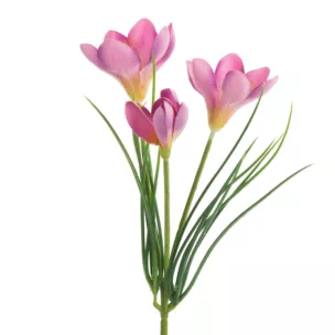 Kwiat sztuczny dekoracyjny KROKUS Eurofirany