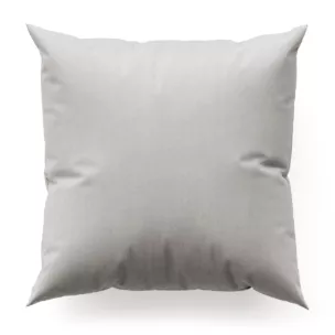 Poszewka szyta szarobeżowa z miękkiej tkaniny welwetowej