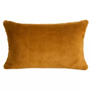 Poszewka na poduszkę 30x50 cm miodowa z miękkiej futrzanej tkaniny NINA Eurofirany