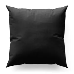 Poszewka na wymiar czarna z miękkiej tkaniny welwetowej