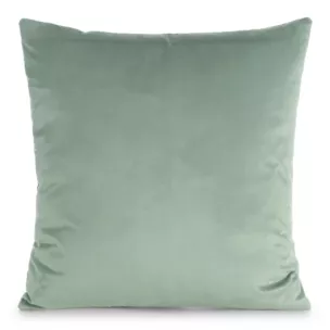 Poszewka na poduszkę 45x45 cm welwetowa o delikatnym połysku gładka ciemnomiętowa GAJA 1 Eurofirany