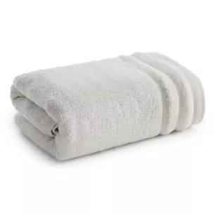 Ręcznik do rąk 30x50 cm bawełniany kolor srebrny z błyszczącą bordiurą 500 g/m2 NADINE Eurofirany