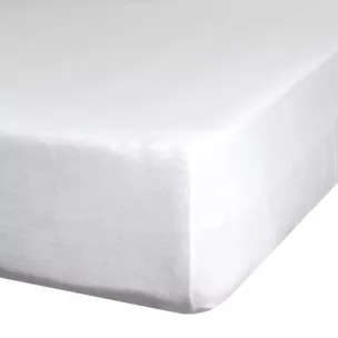 Prześcieradło jersey z gumką 160x200 cm z bawełny kolor kremowy 190 g/m2 Eurofirany Premium