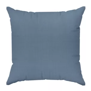 Poszewka szyta DORA - HIT niebieska z miękkiej tkaniny o welurowej strukturze