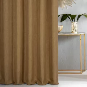 Tkanina zasłonowa zaciemniająca z delikatnym efektem melanżu Eurofirany