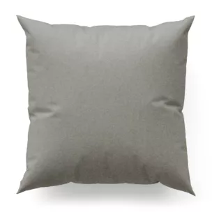 Poszewka szyta szarobeżowa ze strukturalnej tkaniny typu blackout, zaciemniająca w 100%