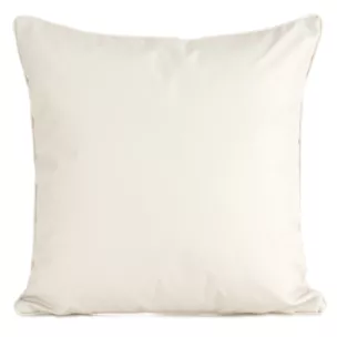 Poszewka na poduszkę 45x45 cm z gładkiej tkaniny wodoodpornej do ogrodu i na taras kremowa GARDEN 5 Eurofirany