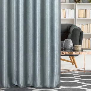 Tkanina zasłonowa zaciemniająca z wyraźnym strukturalnym splotem Eurofirany