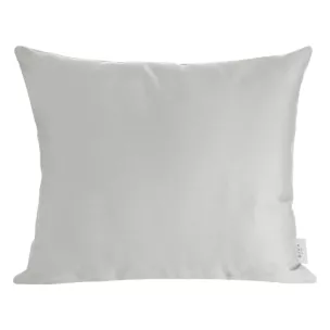 Poszewka na poduszkę 50x70 cm z satyny bawełnianej jasnoszara DINA Eurofirany