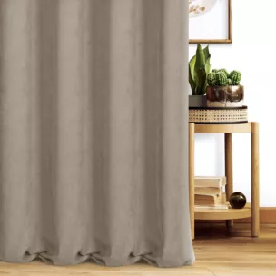 Tkanina zasłonowa gładka, zamszowa Eurofirany