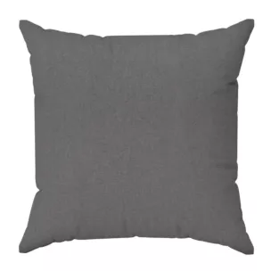 Poszewka szyta popielata z miękkiej tkaniny o welurowej strukturze