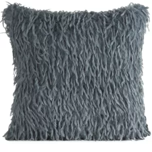 Poszewka na poduszkę 45x45 cm z przyjemnego futerka granatowa ADORE Eurofirany