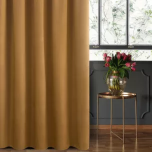 Tkanina zasłonowa welwet o miękkiej z delikatnym połyskiem strukturze