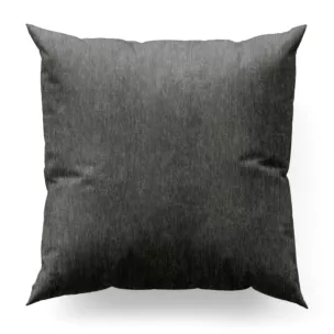 Poszewka na wymiar grafitowa z tkaniny o szenilowej strukturze