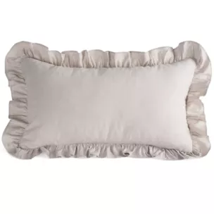 Poszewka na poduszkę 30x50 cm bawełniana z ozdobną falbanką Eurofirany