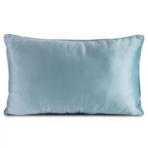 Poduszka 30 x 50 cm welwetowa morska z kontrastującą lamówką GAJA 3 Eurofirany