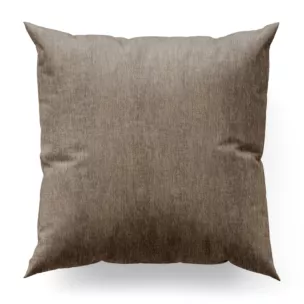 Poszewka na wymiar beżowa z tkaniny o szenilowej strukturze