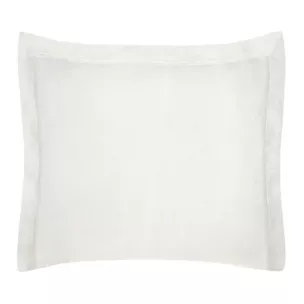 Poszewka na poduszkę 70x80 cm bawełniana z satynowym połyskiem i ozdobną kantą kremowa NOVA COLOUR Eurofirany