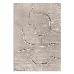 Dywan 120x170 cm beżowy wytłaczany z organicznym wzorem ALBA 1 Eurofirany