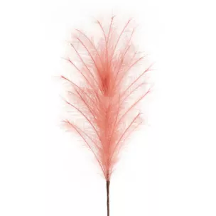 Sztuczna gałązka dekoracyjna TRAWA PAMPASOWA pudrowa z dużym pióropuszem Eurofirany