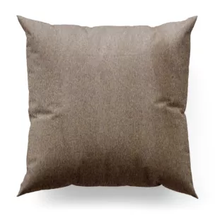 Poszewka szyta ciemnozłoto granatowa z tkaniny z dodatkiem połyskującej nici, z widocznym ozdobnym splotem