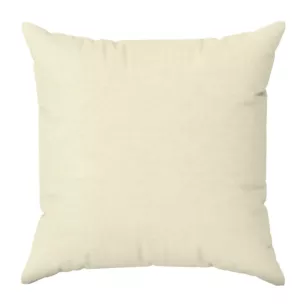 Poszewka szyta DORA - HIT jasnokremowa z miękkiej tkaniny o welurowej strukturze