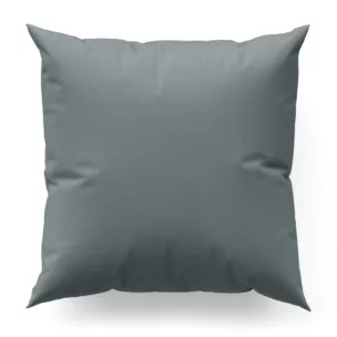 Poszewka na wymiar popielata z gładkiej tkaniny typu blackout