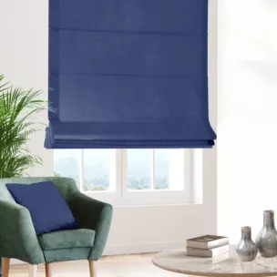 Roleta rzymska DORA - HIT chabrowa z miękkiej tkaniny o welurowej strukturze