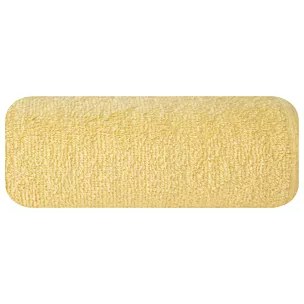 Ręcznik kąpielowy 70x140 cm bawełniany kolor żółty 400 g/m2 GŁADKI 1 Eurofirany