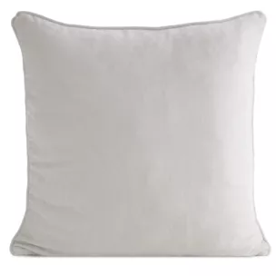 Poszewka na poduszkę 45x45 cm platynowa z szenilowej tkaniny - VANI Eurofirany