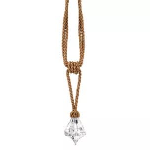 Dekoracyjny sznur do zasłon TONI upinacz z ozdobnym kryształem Eurofirany