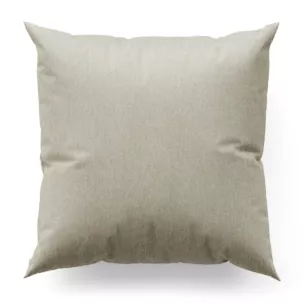 Poszewka na wymiar beżowa z tkaniny o grubym splocie i efektem melanżu