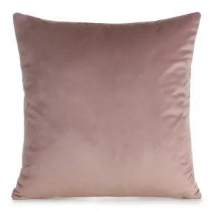 Poszewka na poduszkę 45x45 cm welwetowa o delikatnym połysku gładka ciemnoróżowa GAJA 1 Eurofirany