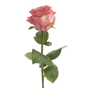 Kwiat sztuczny dekoracyjny RÓŻA Eurofirany