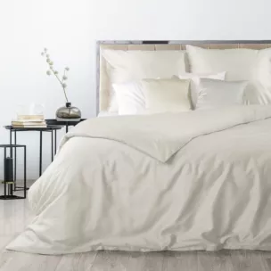 Pościel 160x200 cm bawełniana gładka kolor kremowy NOVA 3 Eurofirany