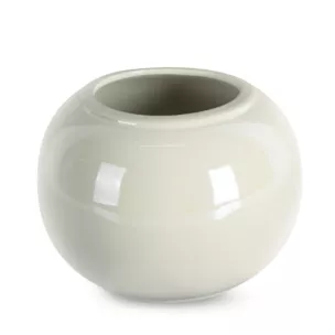 Osłonka ceramiczna na donicę perłowa z połyskiem średnica 22x16 cm SIMONA Eurofirany