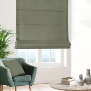 Roleta rzymska STYLE stalowa o naturalnym charakterze, z widocznym, ozdobnym splotem