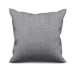 Poszewka szyta niebieska z miękkiej tkaniny z efektem melanżu