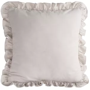 Poszewka na poduszkę 45x45 cm bawełniana z ozdobną falbanką Eurofirany